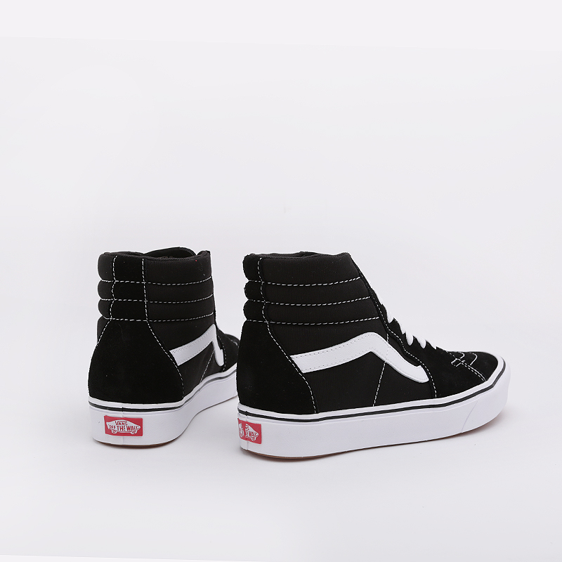 мужские черные кеды Vans Comfycush Sk8-Hi VA3WMBVNEM - цена, описание, фото 4